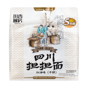 白家川香厨房四川担担面 红油味 五包装