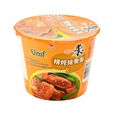 统一 精炖排骨袋面 碗装 110g - Sense Foods