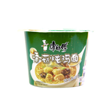 康师傅香菇炖鸡桶面 105g - Sense Foods