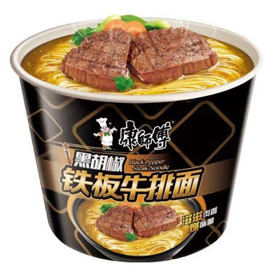 康师傅黑胡椒铁板牛肉 桶面 105g