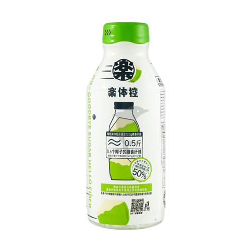 乐体控水高膳食纤维风味饮品 泰式椰子味 410ml
