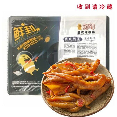 鲜锋烤卤鸭掌 盒装 100g