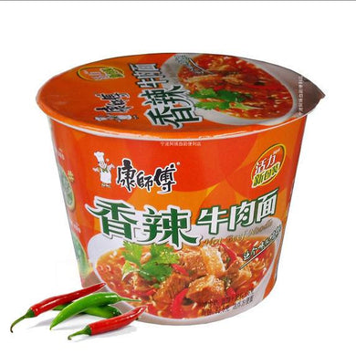 康师傅香辣牛肉桶面 108g