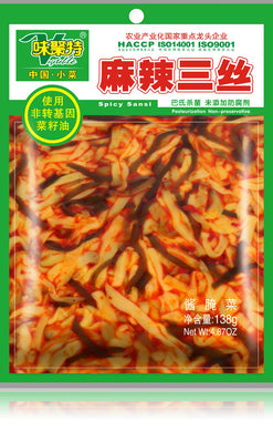 味聚特麻辣三丝138g - Sense Foods