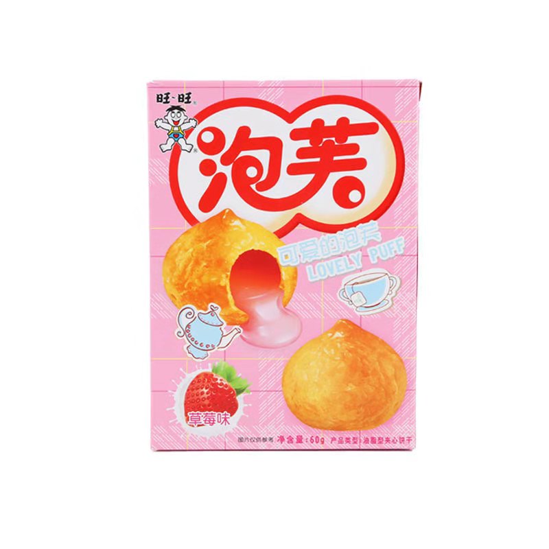 旺旺泡芙 草莓味 60g