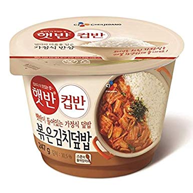 CJ Hetbahn Cupbahn Cooked White Rice with Black Bean Sauce - Sense Foods