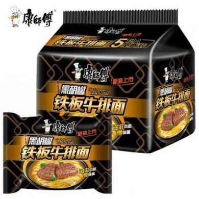 康师傅黑胡椒铁板牛排面 108g