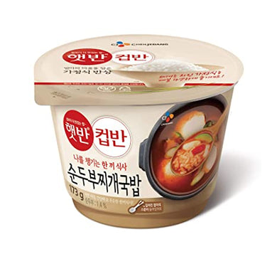 CJ Tofu Soup with Cooked White Rice - Sense Foods