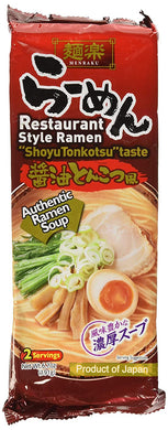 Hikari Menraku Ramen Shoyu Tonkotsu 酱油风 191g