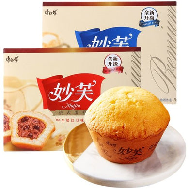 康师傅妙芙欧式蛋糕 牛奶红豆味 96g