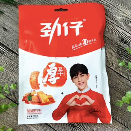 劲仔香辣厚豆干 108g