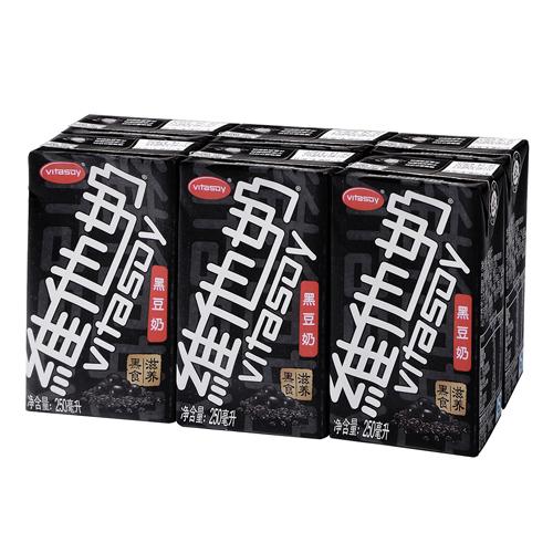 维他奶 黑豆豆奶 250ml*6 - Sense Foods