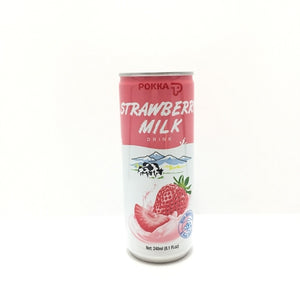 POKKA草莓味牛奶饮料240ml - Sense Foods