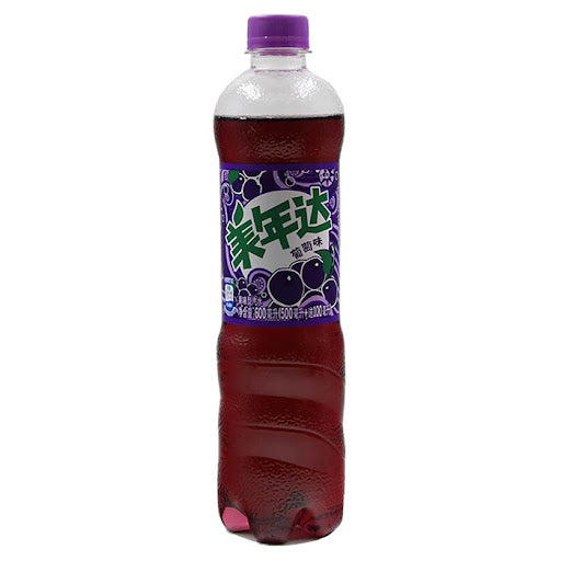美年达 葡萄味 600ml
