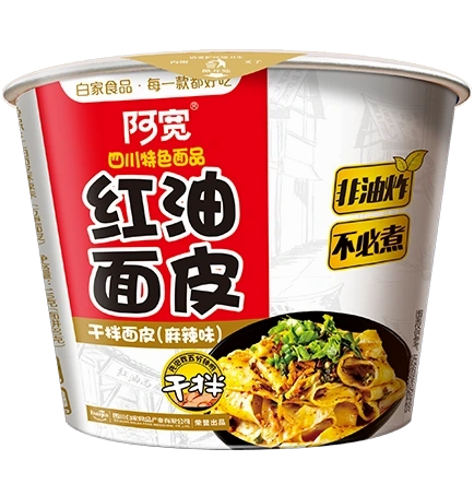阿宽 红油面皮麻辣味 110g 碗装