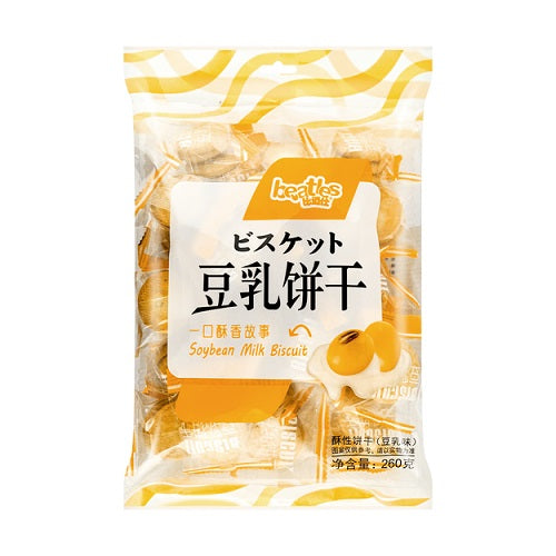比逗仕豆乳饼干 260g