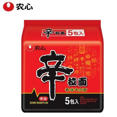 农心 辛拉面 5*120g 五连包 - Sense Foods