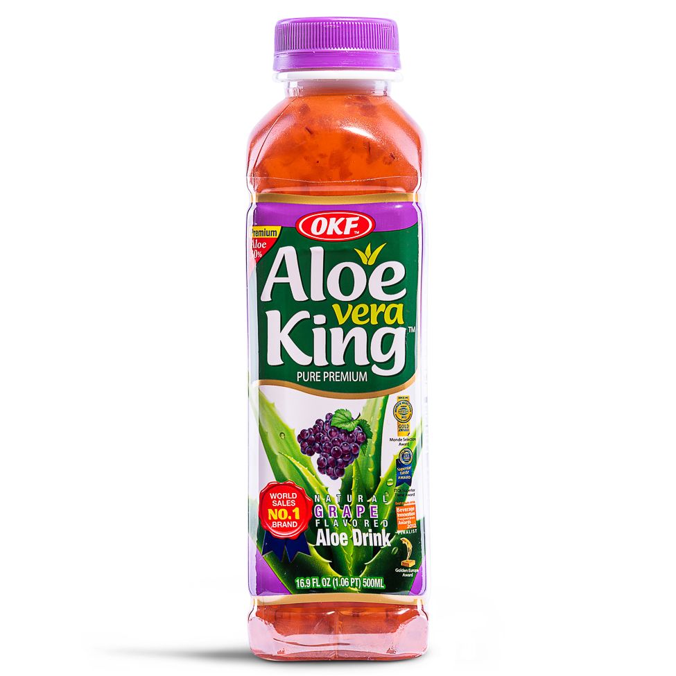 OKF Aloe vera 芦荟汁 葡萄味500ml