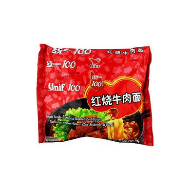 统一 红烧牛肉面 108g 5连包 - Sense Foods
