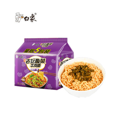 白象方便面 老坛酸菜牛肉味 152g