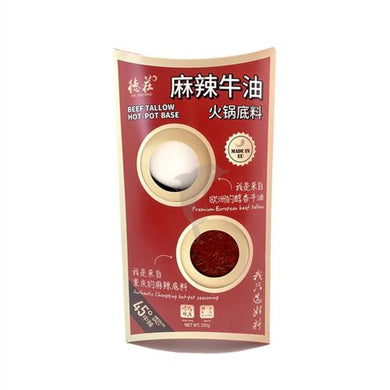 德庄 麻辣牛油火锅底料 200g