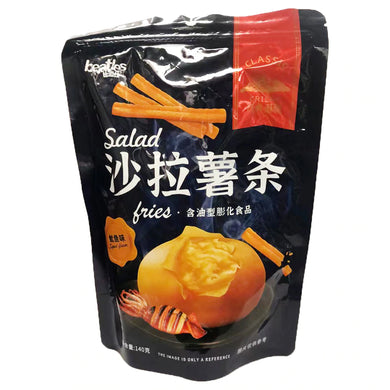 比逗仕沙拉薯条（鱿鱼味）140g exp.22/04/2022）