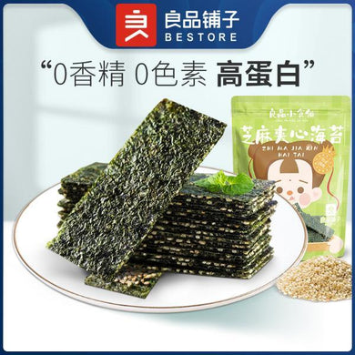 良品铺子 芝麻夹心海苔 35g
