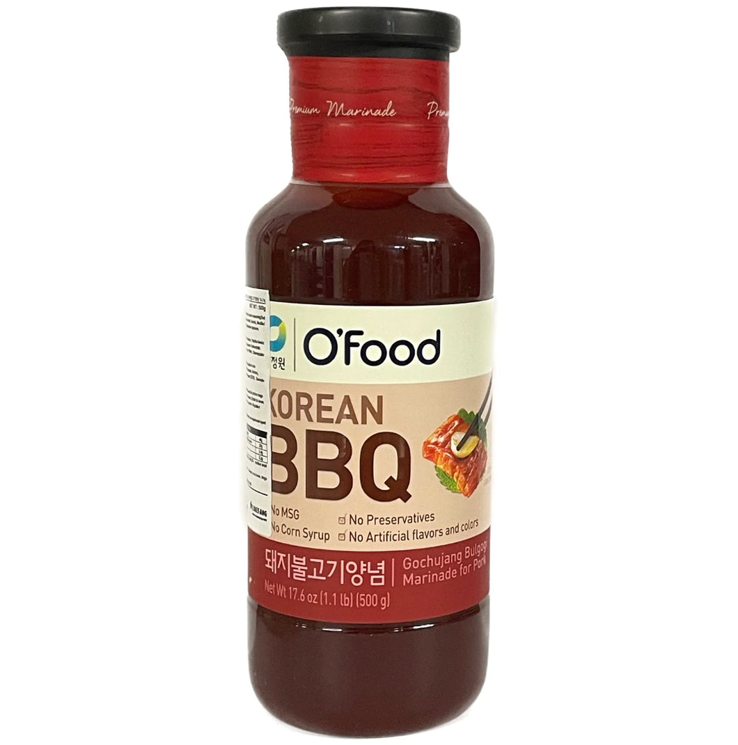 O'Food 韩国 烧烤五花肉腌酱 500g Gochujang Bulgogi Marinade for Pork
