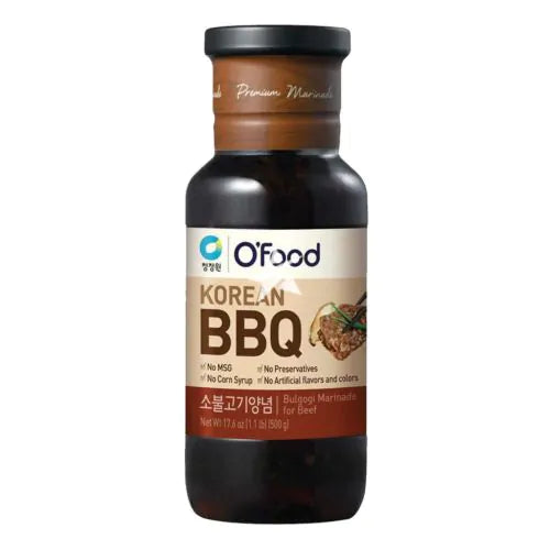 O'Food 韩国 烧烤牛肉 Bulgogi Marinade for beef 腌酱 500g