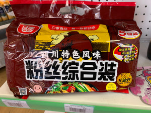 白家正宗方便粉丝5袋装 综合味 - Sense Foods