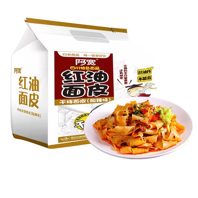 阿宽 红油面皮酸辣味 4包装 460g