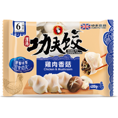 功夫水饺 鸡肉香菇 400g