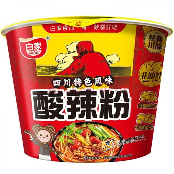 白家陈记 方便酸辣粉丝105克 碗装 exp.06/09/21 - Sense Foods