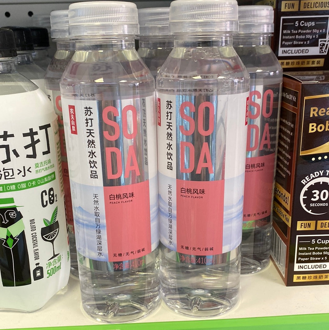 农夫山泉 苏打气泡水 白桃味 410ml
