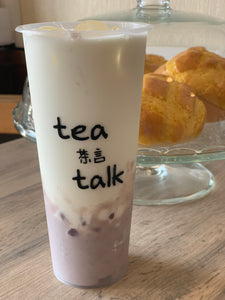 芋泥青稞鲜奶