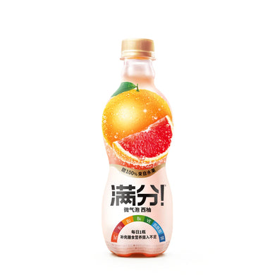 元气森林满分微气泡果汁 西柚味 380ml
