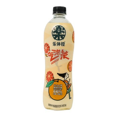 乐体控水高膳食纤维气泡茶 西柚四季春味 550ml